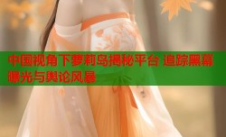 中国视角下萝莉岛揭秘平台 追踪黑幕曝光与舆论风暴