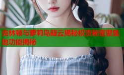 克林顿与萝莉岛疑云揭秘权贵秘密聚集地功能揭秘