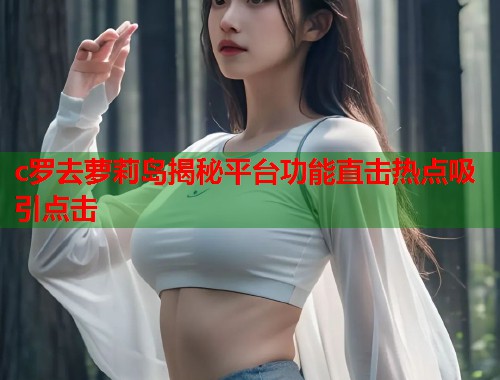 c罗去萝莉岛揭秘平台功能直击热点吸引点击  第1张