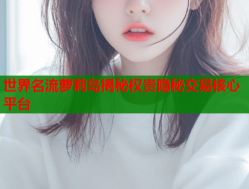 世界名流萝莉岛揭秘权贵隐秘交易核心平台  第2张