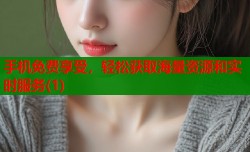 手机免费享受，轻松获取海量资源和实时服务(1)